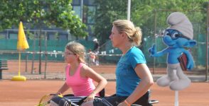 Kennismaking rolstoeltennis bij ULTC-Iduna